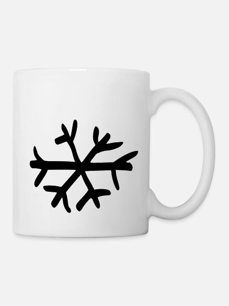 Snowflake - Mug - white