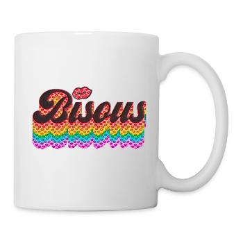 Bisou’s Kiss Kiss Love Saint-Valentin - Mug blanc - blanc - Droite