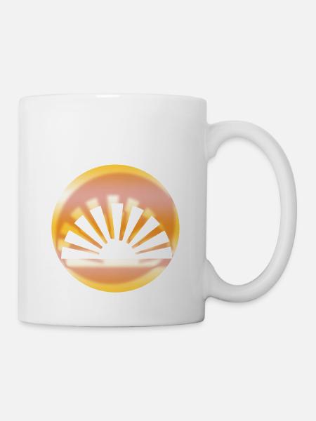 Sonnenaufgang - Tasse - Weiß