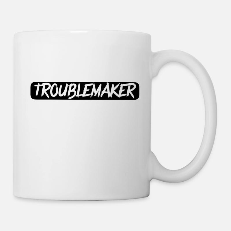 Troublemaker - Tasse - Weiß