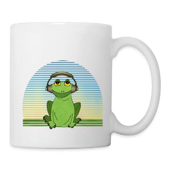 Frosch - Tasse - Weiß - Rechts
