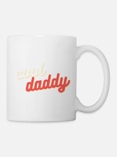 cool daddy - Tasse - Weiß