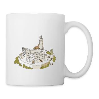 Burg Sonnenschein - Tasse - Weiß - Rechts