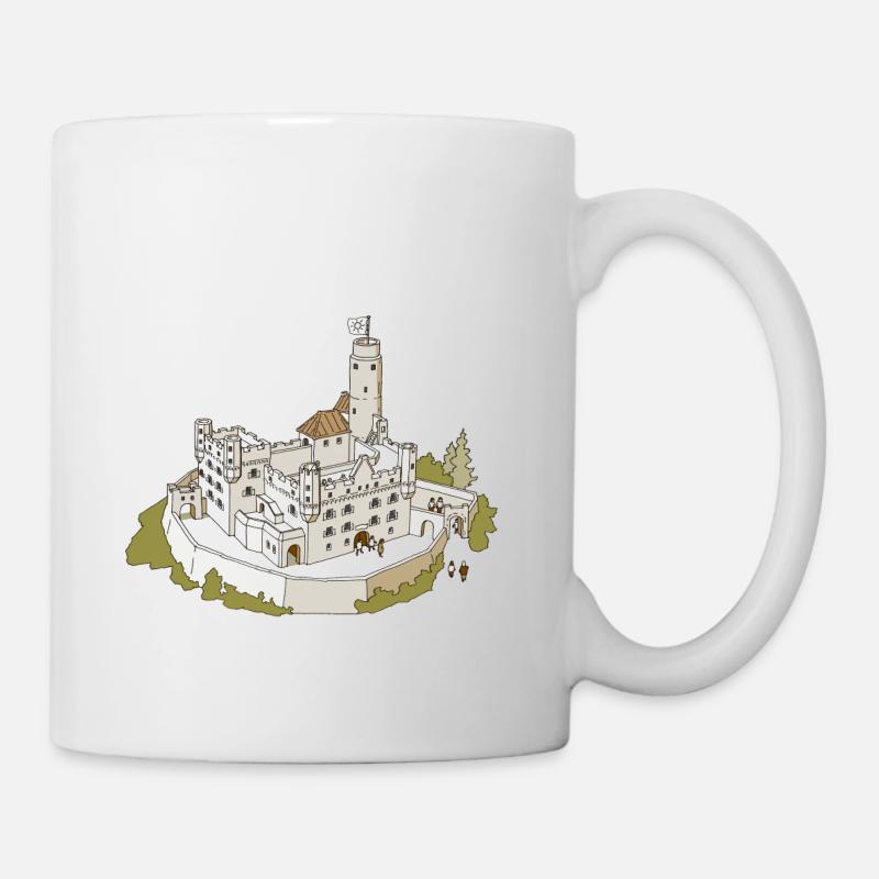 Burg Sonnenschein - Tasse - Weiß