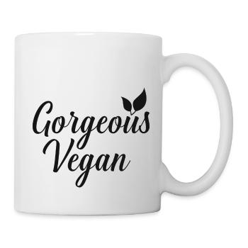 Gorgeous vegan - Tasse - Weiß - Rechts