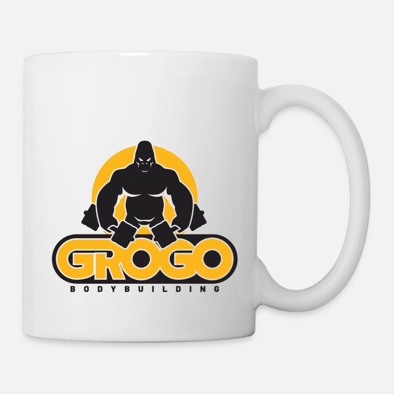 Gorilla Bodybuilding - Mug blanc - blanc