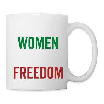 Frauen Leben Freiheit - Tasse - Weiß - Rechts