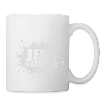 jesus is king quote - Mug - white - Right