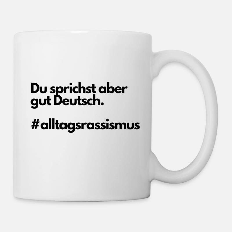 Everyday racism Good German - Mug - white