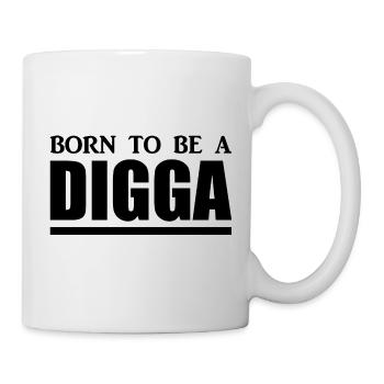 Digga - Hamburch - Sprüche - Tasse - Weiß - Rechts