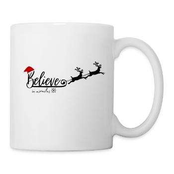 Believe in miracles - Mug - white - Right
