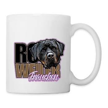 Rottweiler Frauchen - Tasse - Weiß - Rechts