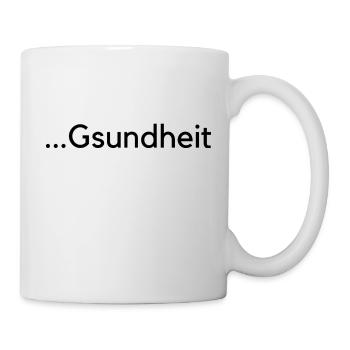 gsundheit - Tasse - Weiß - Rechts