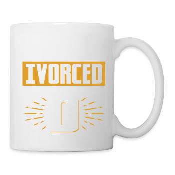Ivorced And Looking For The D Divorce Divorcee - Mug - white - Right