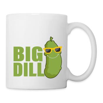 I'm Kind Of A Big Dill Pickle Cucumber - Tasse - Weiß - Rechts