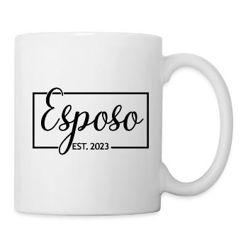 Esposo Est. 2023 Mariage cadeau du marié de fiançailles - Mug blanc - blanc - Droite