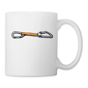Expressschlinge - climbing quickdraw - Tasse - Weiß - Rechts