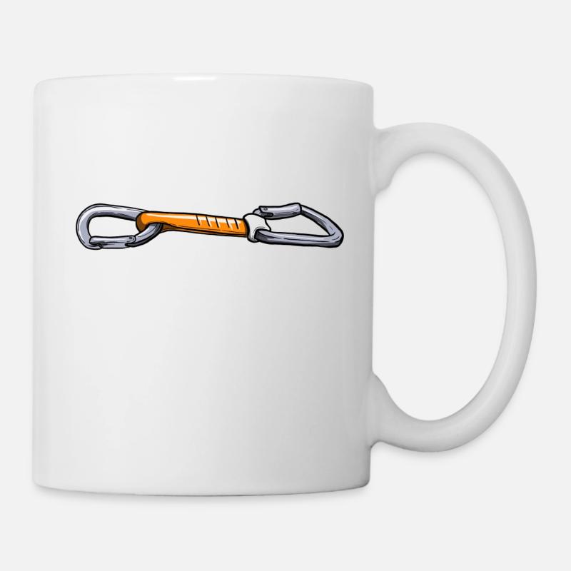 Expressschlinge - climbing quickdraw - Tasse - Weiß