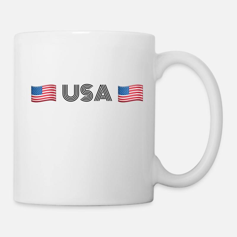 USA - Mug blanc - blanc