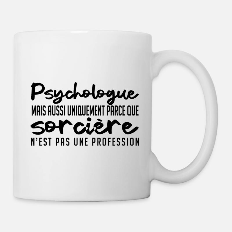 Psychologue Sorcière - Mug blanc - blanc