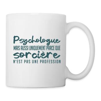 Psychologue Sorcière - Mug blanc - blanc - Droite
