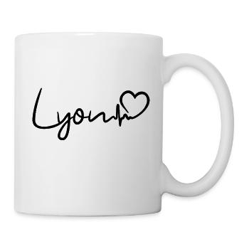 Lyon Herzschlag - Tasse - Weiß - Rechts