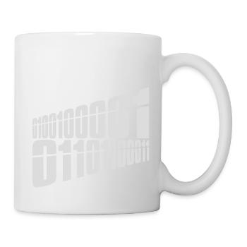 Binär Code Programm Sprache - Tasse - Weiß - Rechts