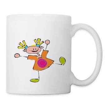 hurra! - Tasse - Weiß - Rechts