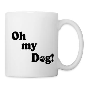 Oh mon chien - Mug blanc - blanc - Droite