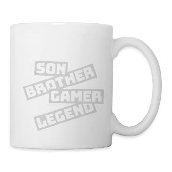 son brother gamer legend - Tasse - Weiß - Rechts