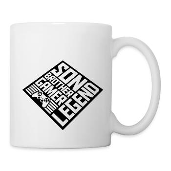 son brother gamer legend - Tasse - Weiß - Rechts