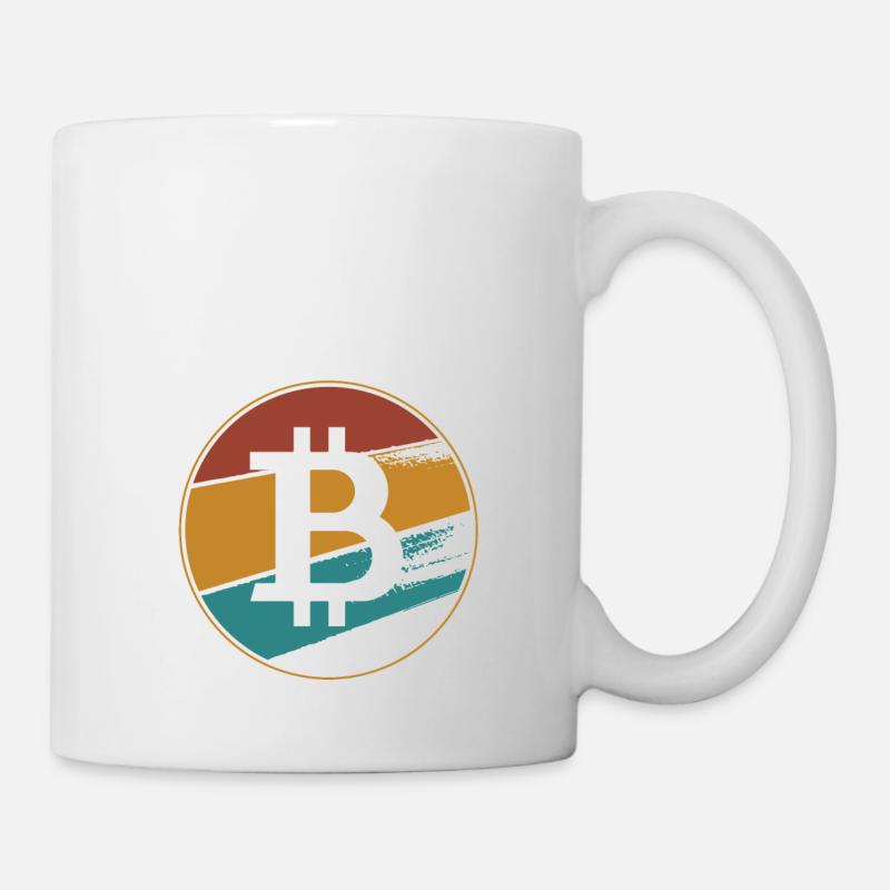 btc funny shirt - Tasse - Weiß
