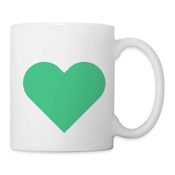 Ich liebe dich - Tasse - Weiß - Rechts