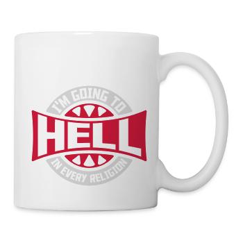 in going to hell - Mug - white - Right