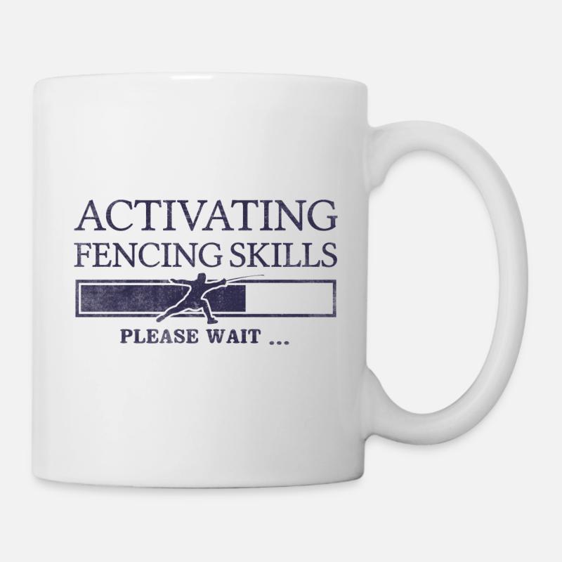 Escrime Escrime épée escrime - Mug blanc - blanc