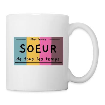 Meilleure Sœur - Mug blanc - blanc - Droite