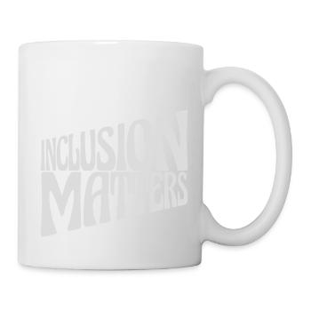 inclusion matters Logo Quote - Mug - white - Right