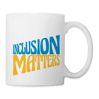 inclusion matters Logo Quote - Mug - white - Right