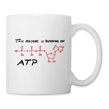 Cette machine fonctionne sous ATP - Mug blanc - blanc - Droite