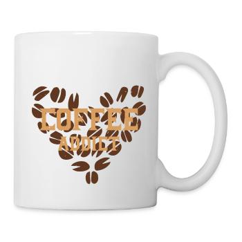 COFFEE ADDIET FUNNY - Mug - white - Right