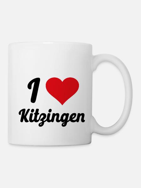 I Love Kitzingen - Tasse - Weiß