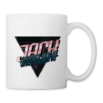 doggie lustiger spruch lieben weihnachten - Tasse - Weiß - Rechts