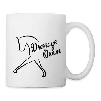 Dressage - Mug blanc - blanc - Droite