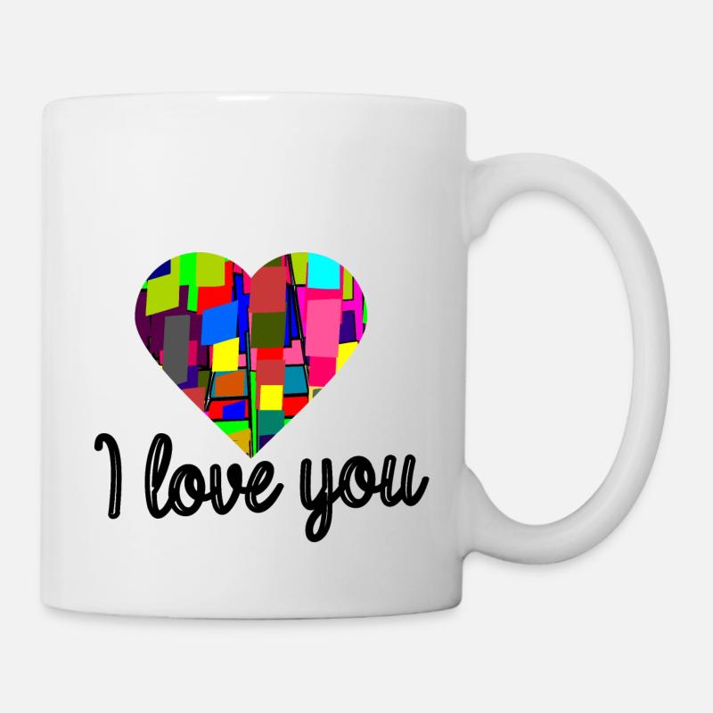 I Love you Heart - Mug - white