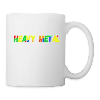 Heavy Metal - Tasse - Weiß - Rechts
