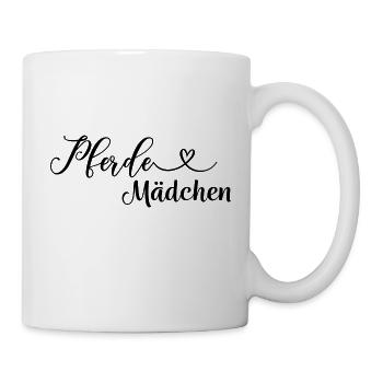 Pferdemädchen für alle Stallgirls da draußen - Tasse - Weiß - Rechts