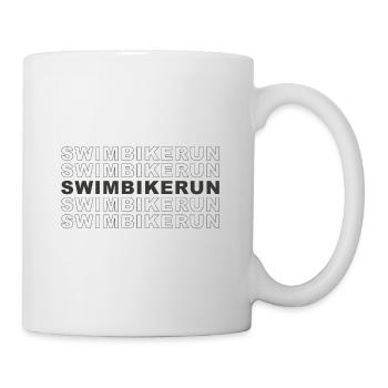 Swim Bike Run Triathlon - Tasse - Weiß - Rechts