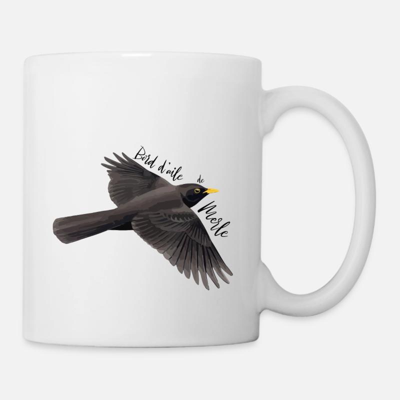 Blackbird's wing edge - Mug - white