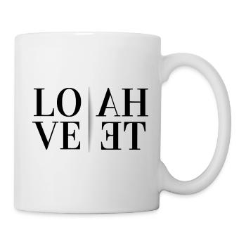 LOVE HATE - Mug - white - Right