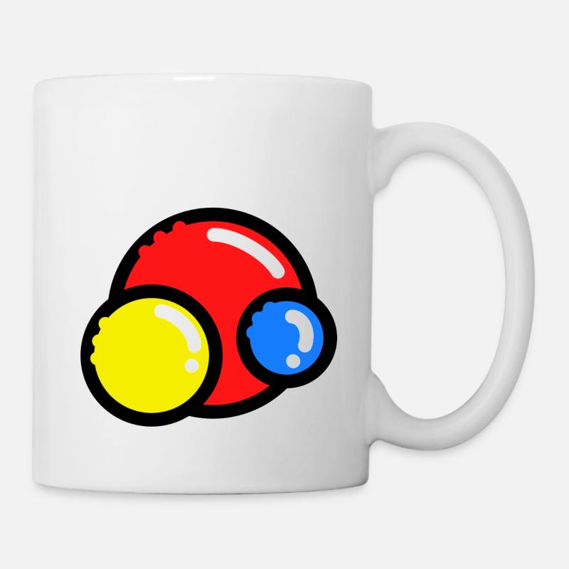 Bunte Bälle | - Tasse - Weiß